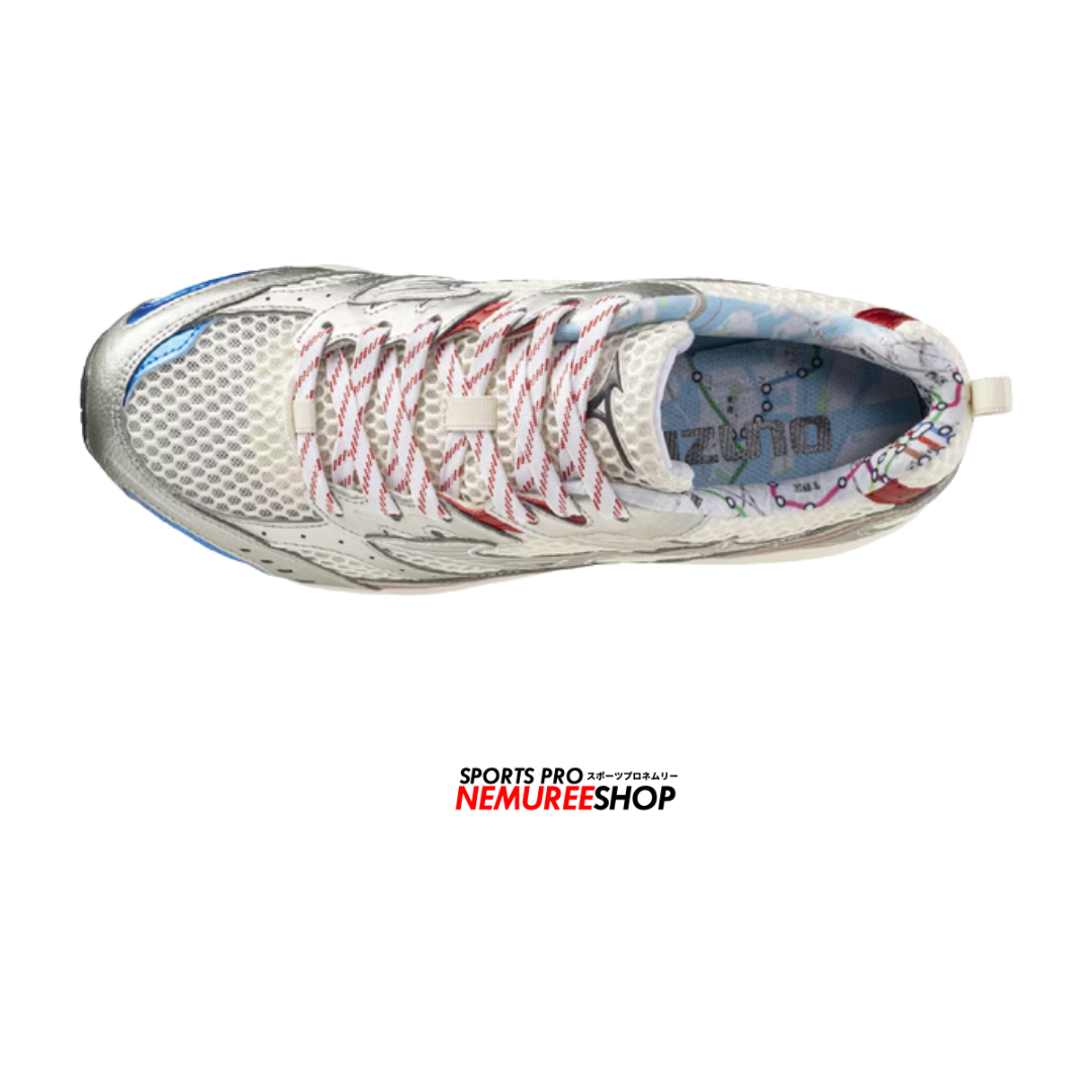 MIZUNO Sneakers MXR H0022 (PRISTINE / HIGH RISK RED / BLUE SPACE) - Nemuree Shop - Online Sports Store