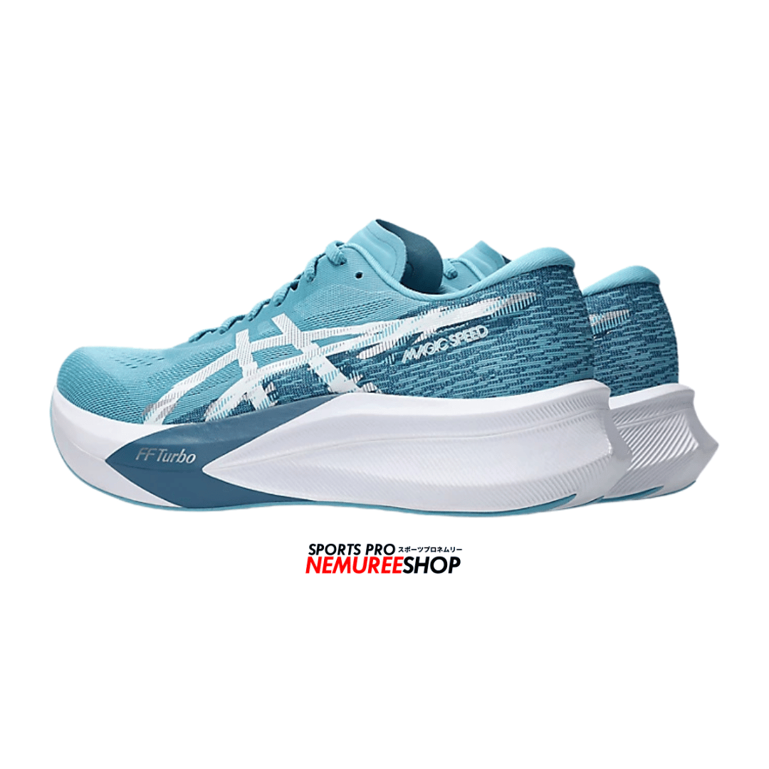 ASICS Running Shoes MAGIC SPEED 4 (STILLWATER / WHITE) - Nemuree Shop - Online Sports Store