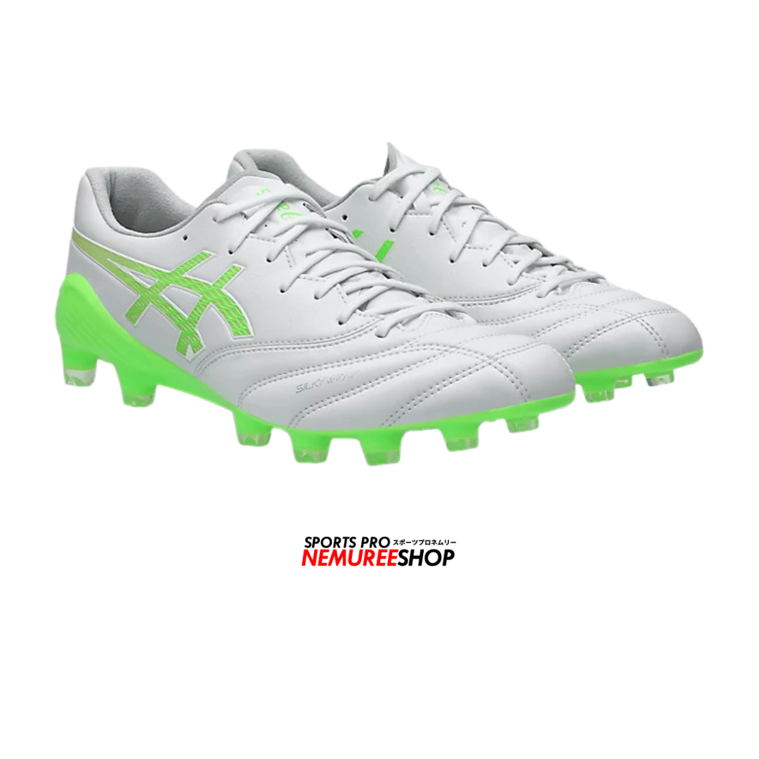 ASICS Football Shoes DS LIGHT X-FLY 6 (WHITE/GREEN GECKO) - Nemuree Shop - Online Sports Store
