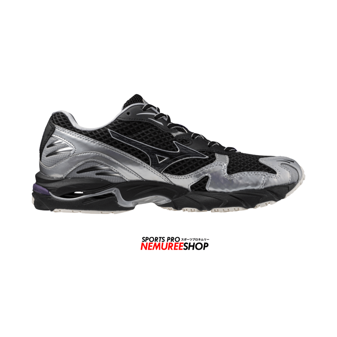 MIZUNO Sneakers WAVE RIDER 10 (BLACK / BLACK SAND / PURPLE HAZE) - Nemuree Shop - Online Sports Store