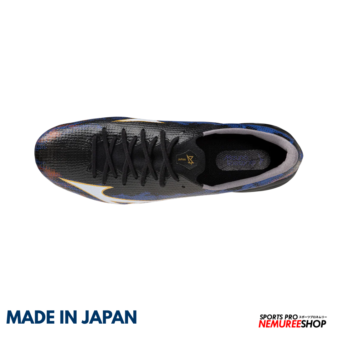 MIZUNO Football Shoes ALPHA 3 JAPAN (BLACK / ANCIENT WATER)