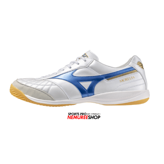 MIZUNO Futsal Shoes MORELIA SALA JAPAN IN (WHITE/BLUE) - Nemuree Shop - Online Sports Store