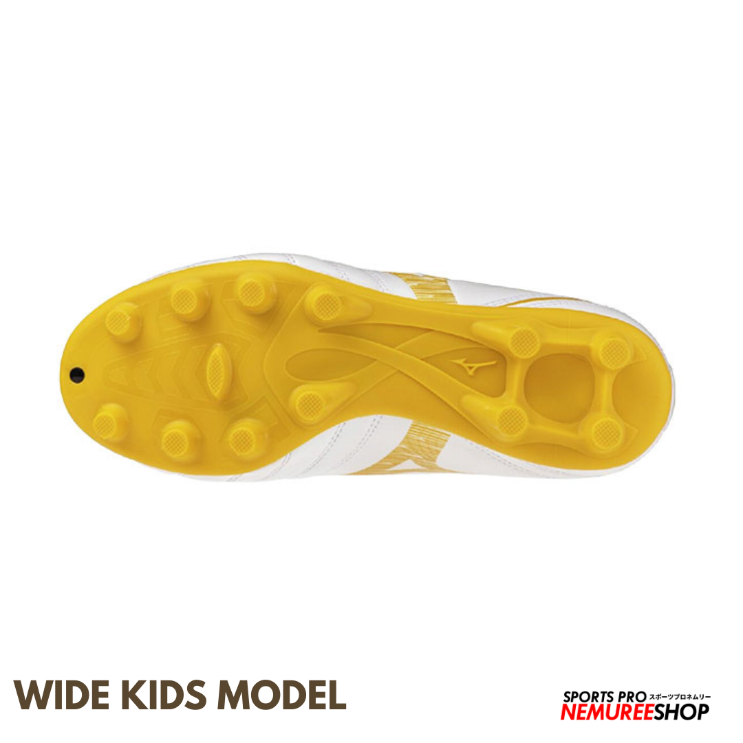 MIZUNO Football Shoes MONARCIDA NEO 3 SELECT JR WIDE (WHITE / GOLD)