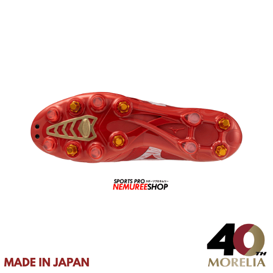 MIZUNO Football Shoes MORELIA NEO 4 BETA JAPAN MIX (MORELIA 40TH RED/WHITE/BLACK) - Nemuree Shop - Online Sports Store