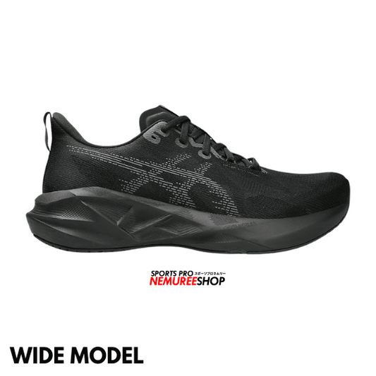 ASICS Running Shoes NOVABLAST 5 WIDE (BLACK/CARRIER GREY) - Nemuree Shop - Online Sports Store