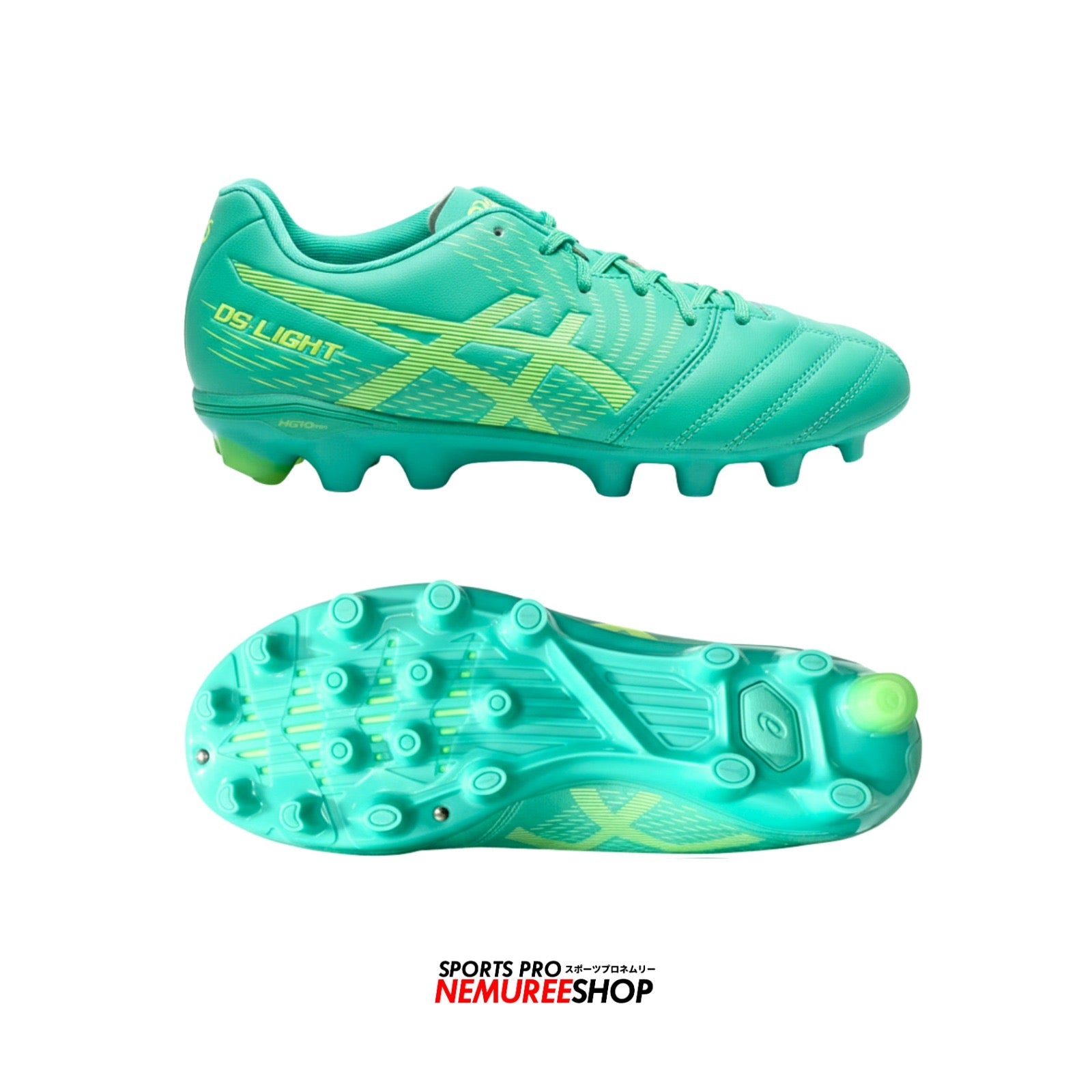ASICS Football Shoes DS LIGHT JR GS (AURORA GREEN / ILLUMINATE GREEN) - Nemuree Shop - Online Sports Store