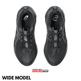 ASICS Running Shoes NOVABLAST 5 WIDE (BLACK/CARRIER GREY) - Nemuree Shop - Online Sports Store