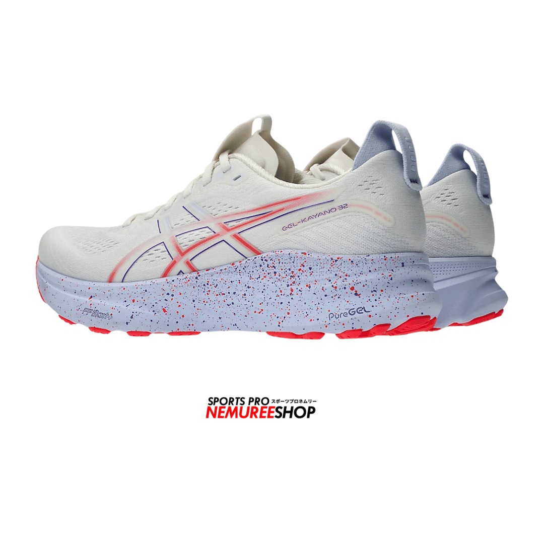 ASICS Running Shoes GEL-KAYANO 32 TOKYO (CREAM/EDO PURPLE) - Nemuree Shop - Online Sports Store