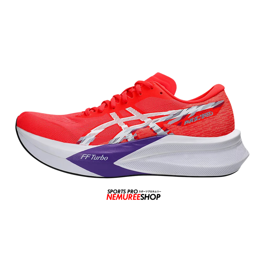 ASICS Running Shoes MAGIC SPEED 4 (FLASH RED/WHITE) - Nemuree Shop - Online Sports Store