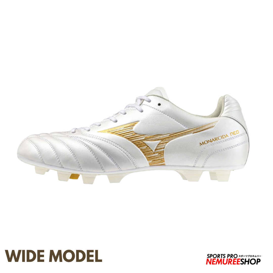 MIZUNO Football Shoes MONARCIDA NEO 3 WIDE ELITE (WHITE / GOLD)
