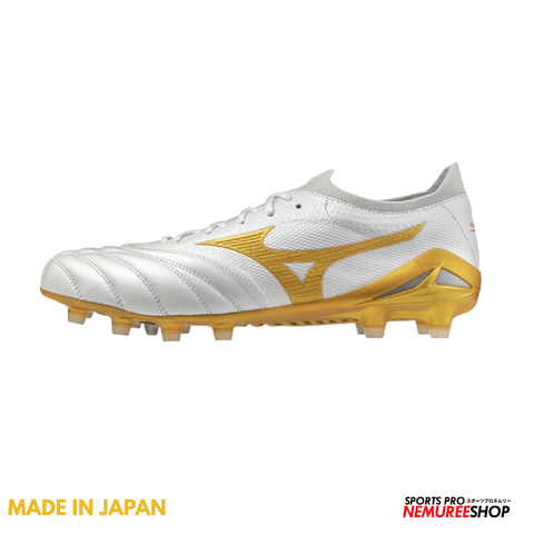 MIZUNO Football Shoes MORELIA NEO 4 BETA JAPAN (WHITE / GOLD)