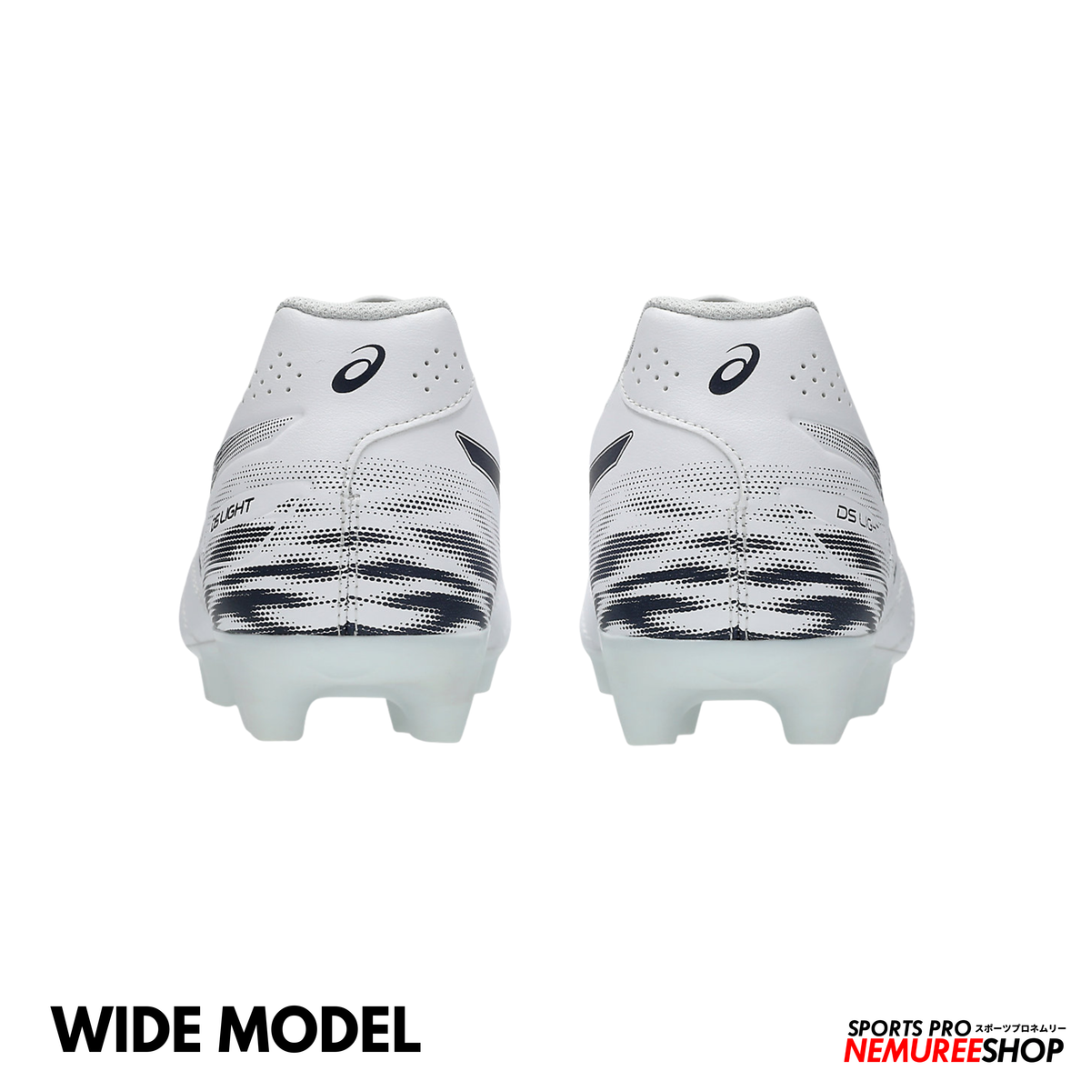 ASICS Football Shoes DS LIGHT CLUB WIDE (WHITE/MIDNIGHT)