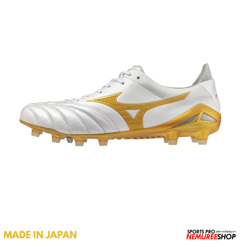 MIZUNO Football Shoes MORELIA NEO 4 JAPAN (WHITE / GOLD)