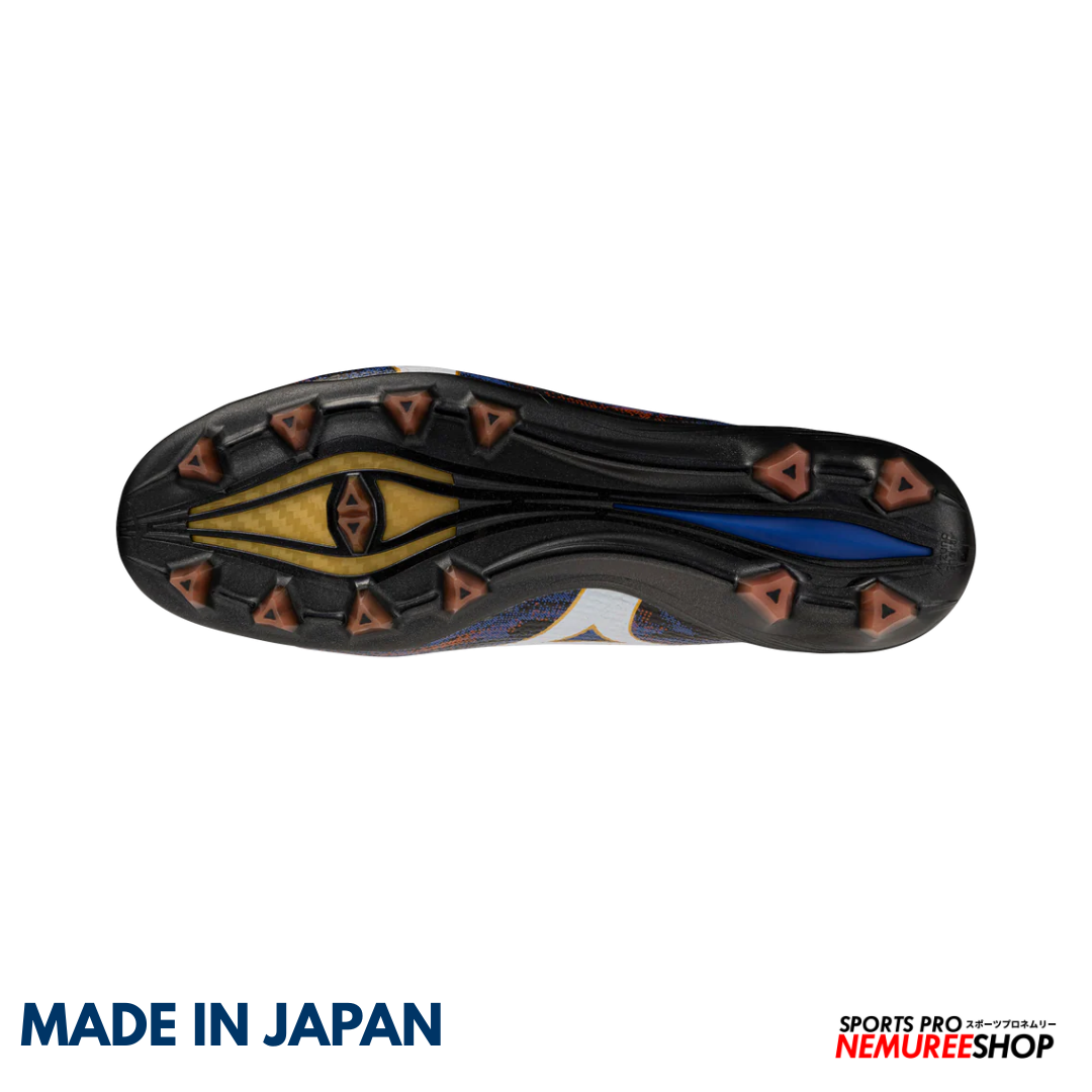 MIZUNO Football Shoes ALPHA 3 JAPAN (BLACK / ANCIENT WATER)