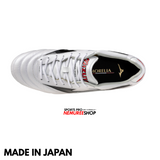 MIZUNO Soccer Shoes MORELIA 2 JAPAN ORIGIN PACK (WHITE/BLACK) - Nemuree Shop - Online Sports Store
