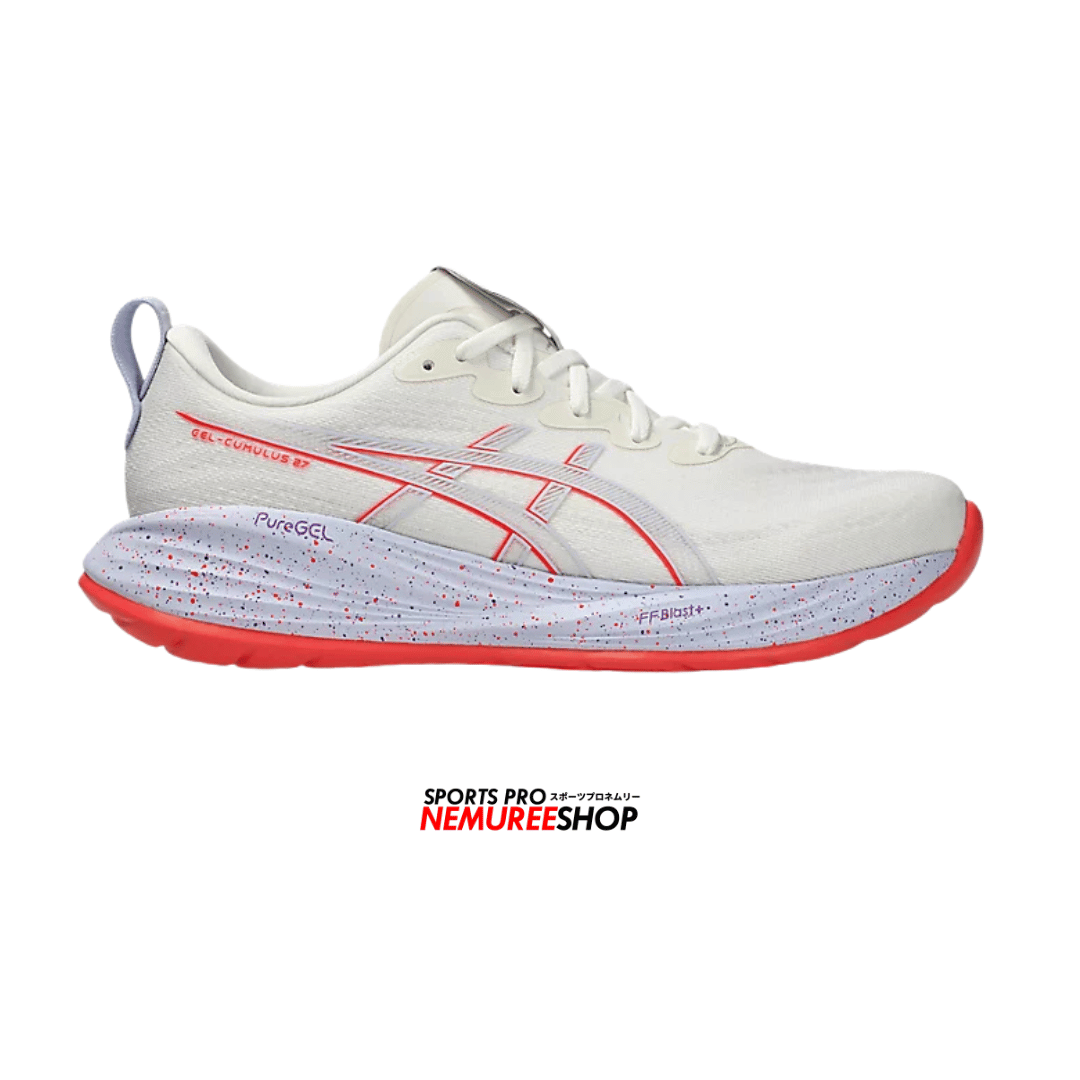 ASICS Running Shoes GEL-CUMULUS 27 TOKYO (CREAM / EDO PURPLE) - Nemuree Shop - Online Sports Store