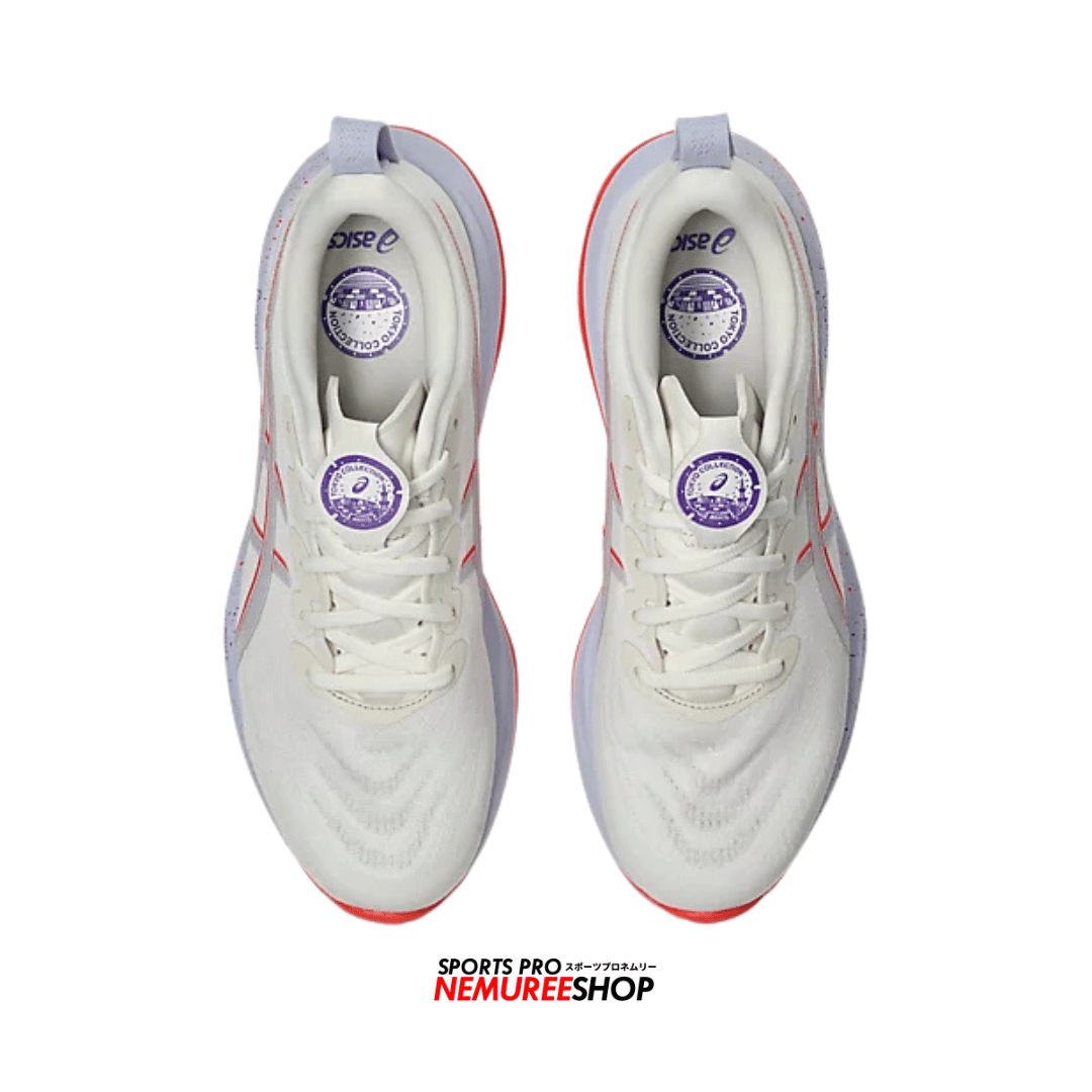 ASICS Running Shoes GEL-CUMULUS 27 TOKYO (CREAM / EDO PURPLE) - Nemuree Shop - Online Sports Store