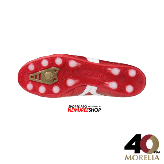 MIZUNO Football Shoes MORELIA 2 PRO (MORELIA 40TH RED/WHITE/BLACK) - Nemuree Shop - Online Sports Store
