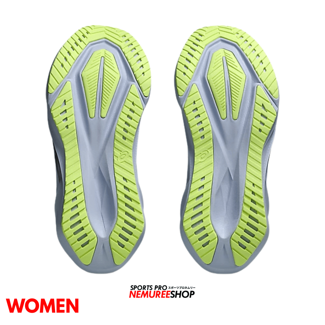 ASICS Women Running Shoes NOVABLAST 5 WOMEN (GRAVEL / BLUE FADE) - Nemuree Shop - Online Sports Store