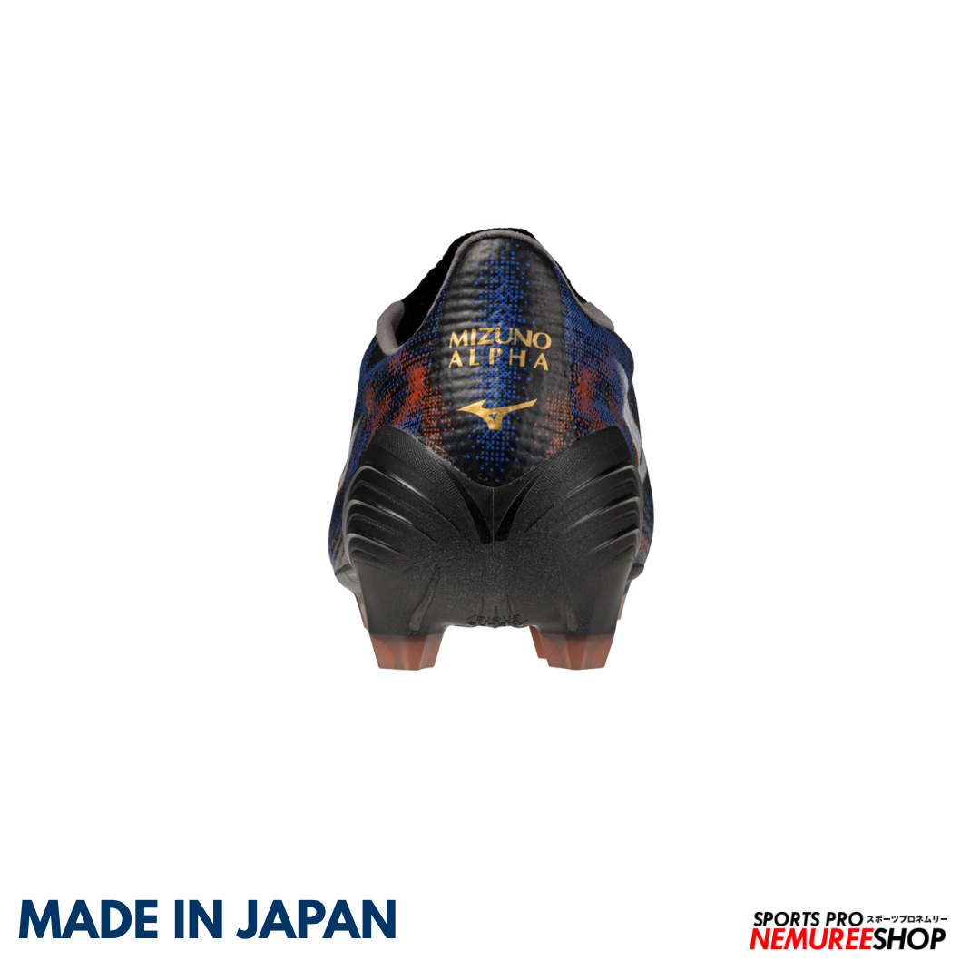 MIZUNO Football Shoes ALPHA 3 JAPAN (BLACK / ANCIENT WATER)