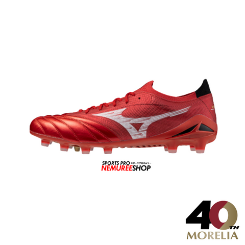 MIZUNO Football Shoes MORELIA NEO 4 BETA ELITE (MORELIA 40TH RED/WHITE/BLACK)