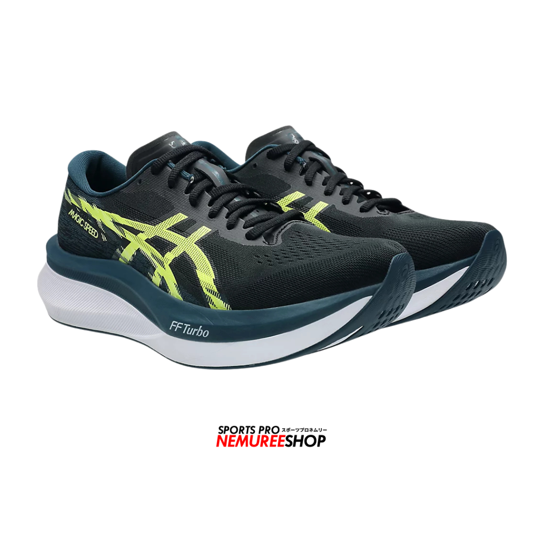 ASICS Running Shoes MAGIC SPEED 4 (BLACK / TRANQUIL TEAL) - Nemuree Shop - Online Sports Store