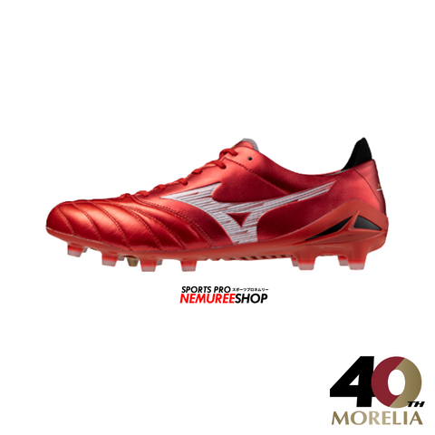 MIZUNO Football Shoes MORELIA NEO 4 ELITE (MORELIA 40TH RED/WHITE/BLACK)