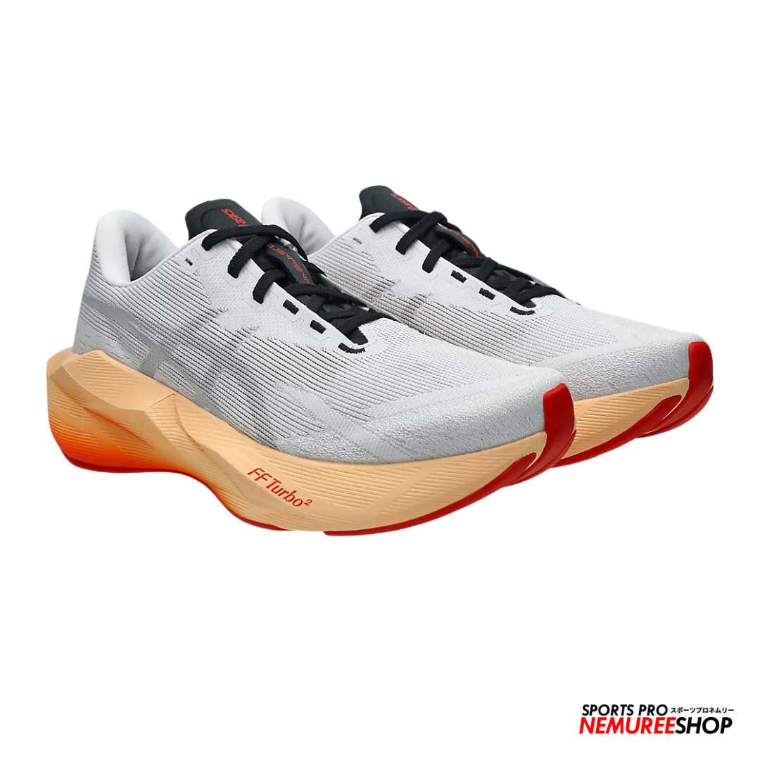 ASICS Running Shoes NOVABLAST 6 (WHITE/ORANGE GLOW)