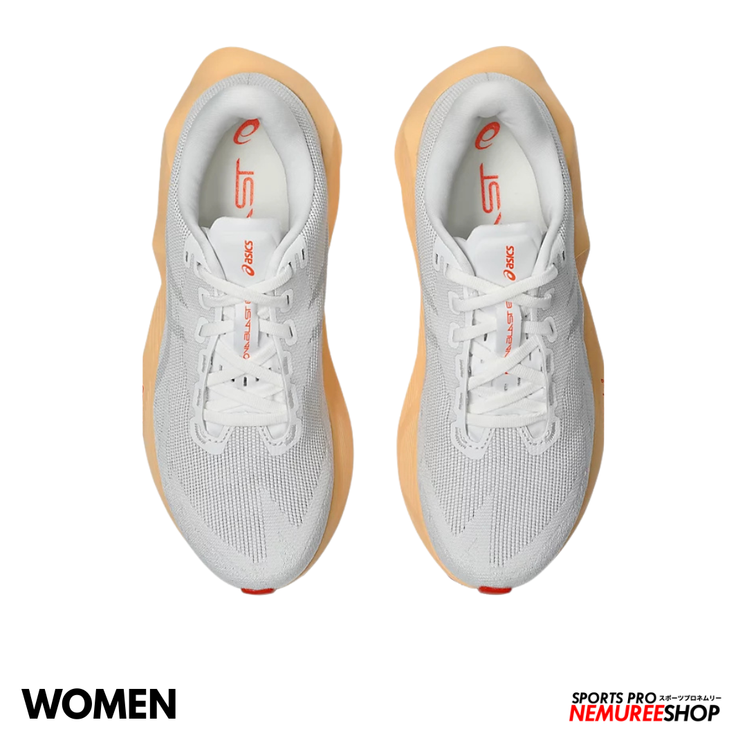 ASICS Women Running Shoes NOVABLAST 6 WOMEN (WHITE/VIVID CORAL)