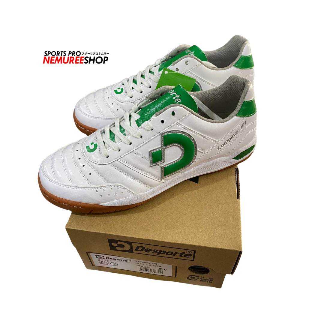 DESPORTE Futsal Shoes CAMPINAS JP7 (WHITE/GREEN) - Nemuree Shop - Online Sports Store