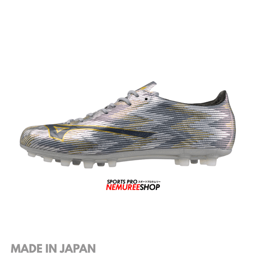 MIZUNO Football Shoes ALPHA 2 JAPAN AG (GALAXY SILVER/8605C/GOLD) - Nemuree Shop - Online Sports Store