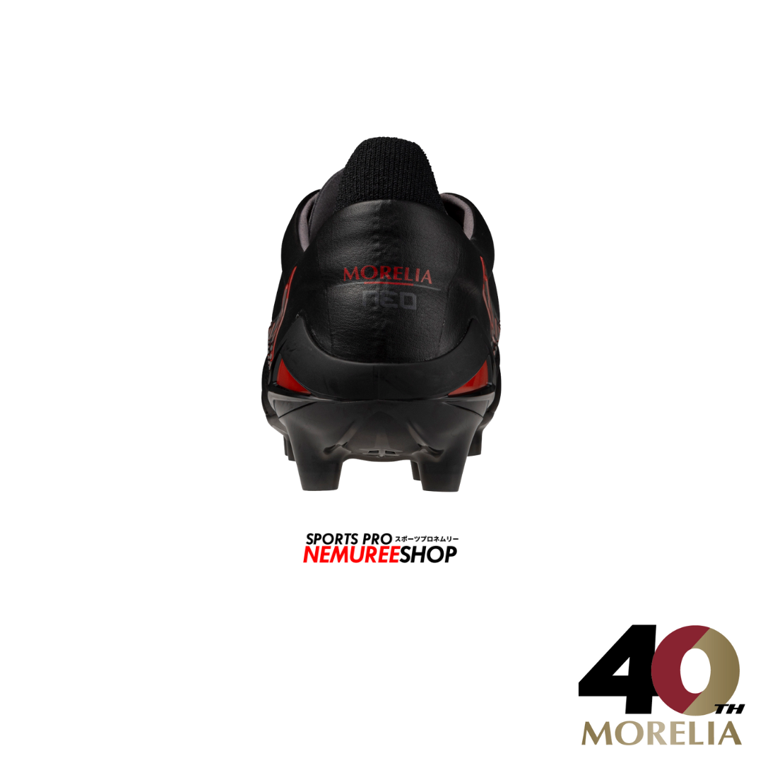 MIZUNO Football Shoes MORELIA NEO 4 ELITE (BLACK / MORELIA 40TH RED) - Nemuree Shop - Online Sports Store
