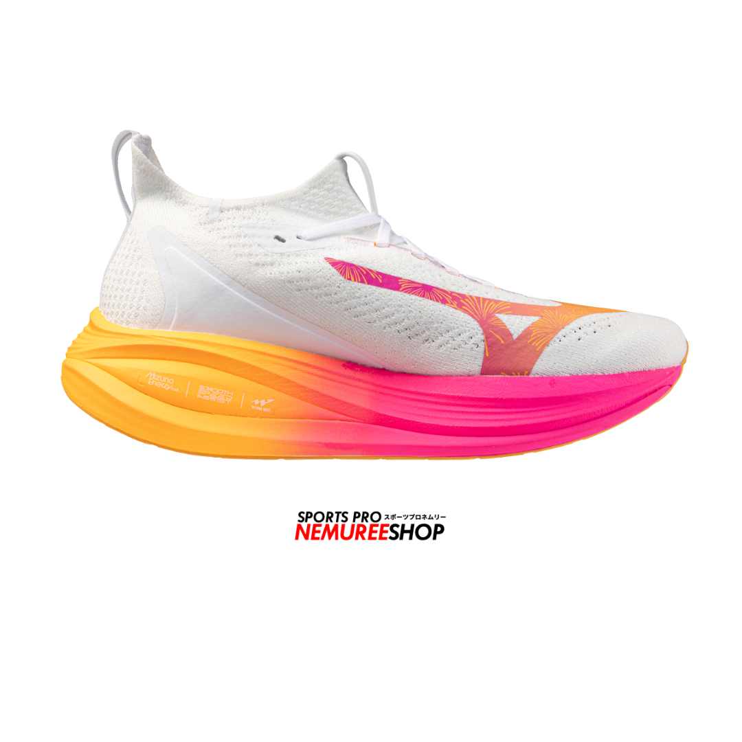 MIZUNO Running Shoes NEO VISTA 2 (WHITE / WHITE / PINK TETRA) - Nemuree Shop - Online Sports Store